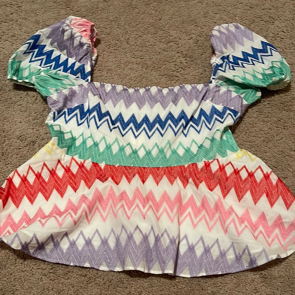 Yumi Kim chevron top